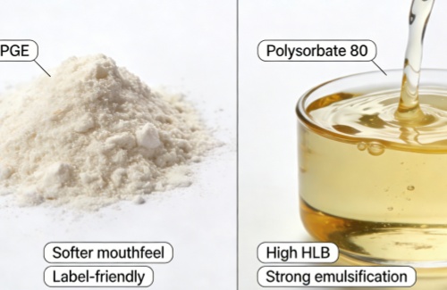PGE VS Polysorbate 80